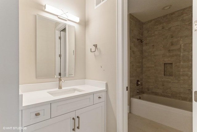 5903 Timber Trails Blvd, Western Springs, IL 60558 - bathroom with tiled shower / bath combo and vanity