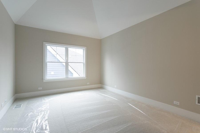 5903 Timber Trails Blvd, Western Springs, IL 60558 - unfurnished room featuring light colored carpet and lofted ceiling