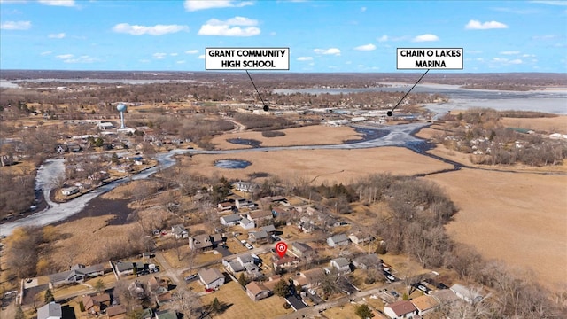 birds eye view of property featuring a residential view