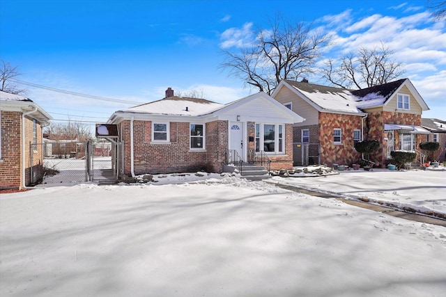 view of front of home