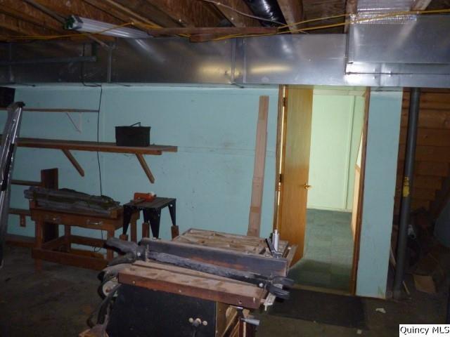 view of basement