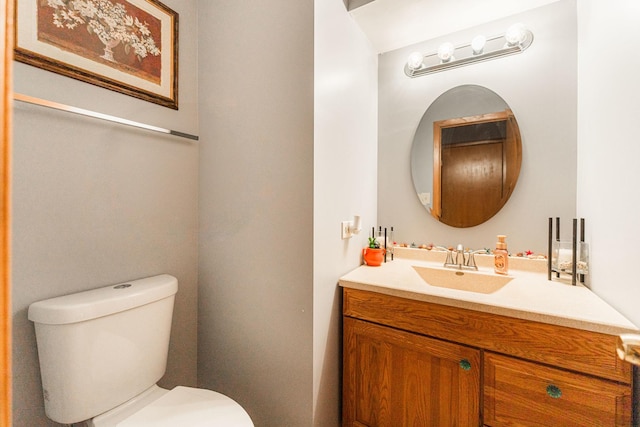 7914 S Garfield Ave, Burr Ridge, IL 60527 - bathroom with vanity and toilet