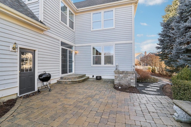 exterior space featuring grilling area