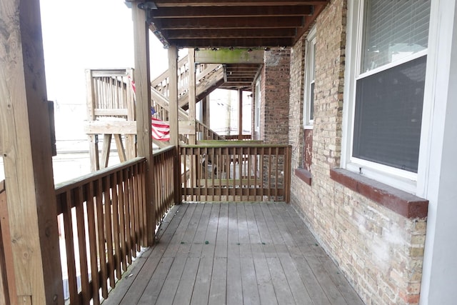 view of deck