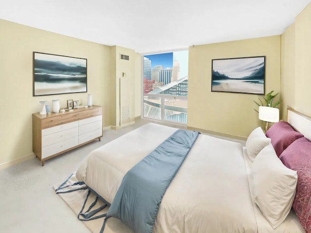 200 N Dearborn St Unit 3402, Chicago, IL 60601 - carpeted bedroom featuring access to exterior and expansive windows