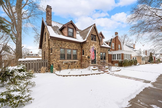 view of front of home