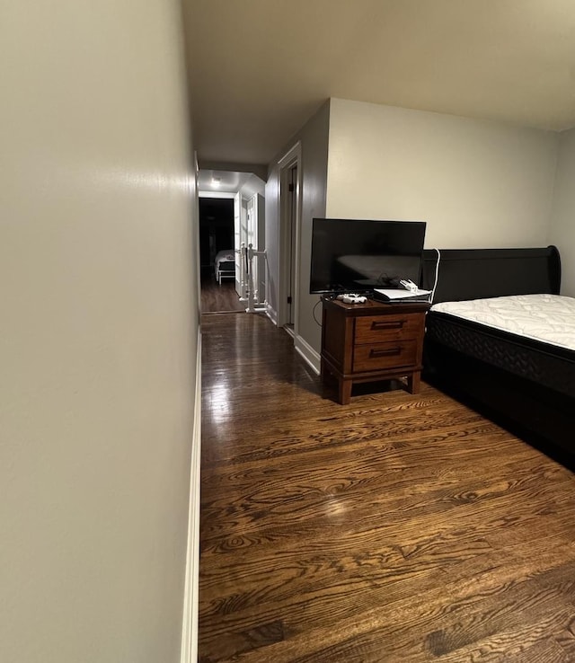 1907 S 49th Ct, Cicero, IL 60804 - bedroom with dark wood finished floors and baseboards