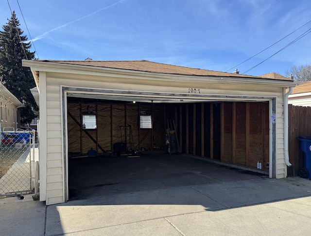 1907 S 49th Ct, Cicero, IL 60804 - detached garage featuring fence