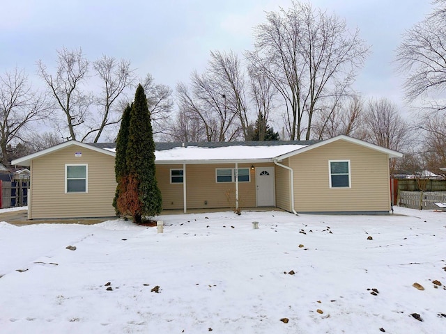 view of front of house