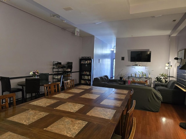 2147 W Belmont Ave, Chicago, IL 60618 - dining space with wood finished floors