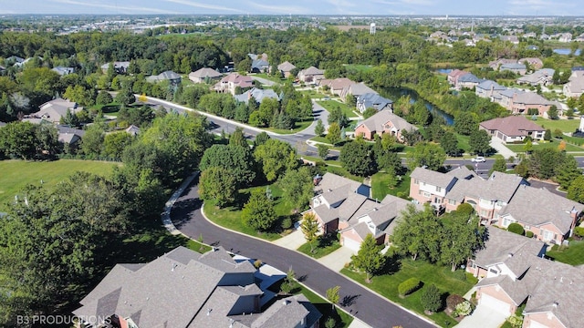 bird's eye view featuring a residential view