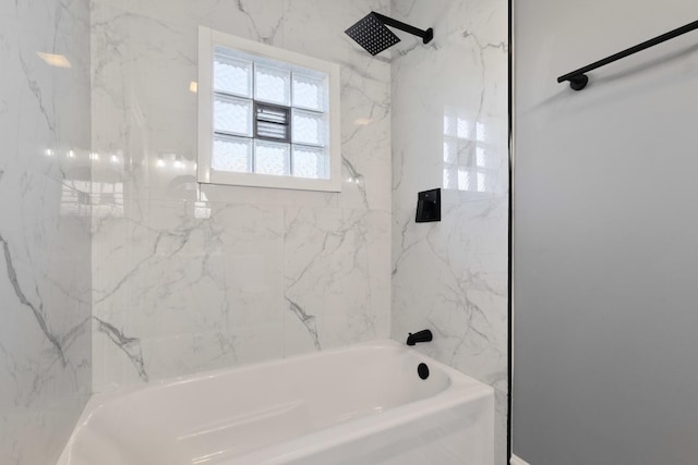 bathroom featuring shower / bathtub combination