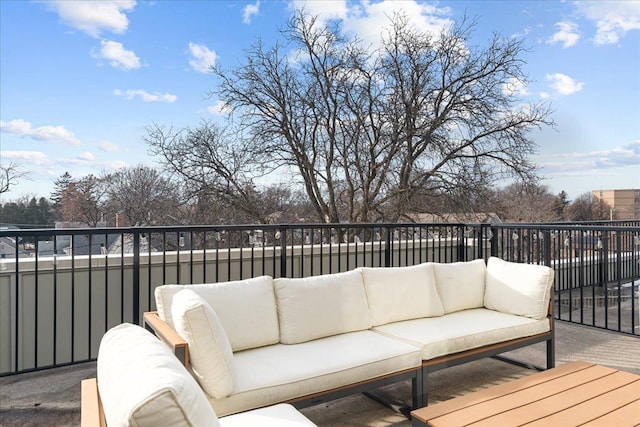 deck featuring an outdoor hangout area