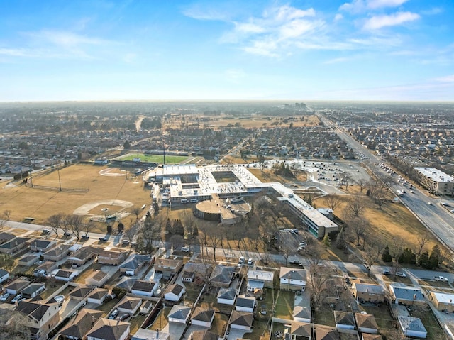 drone / aerial view featuring a residential view