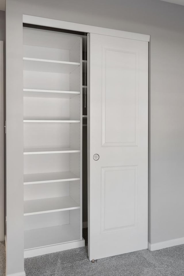 view of closet