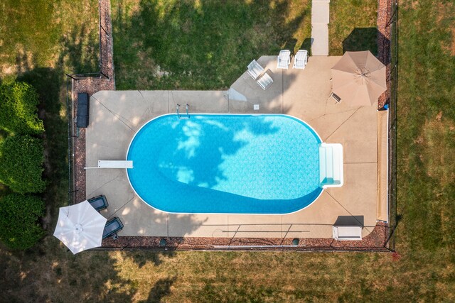 view of pool