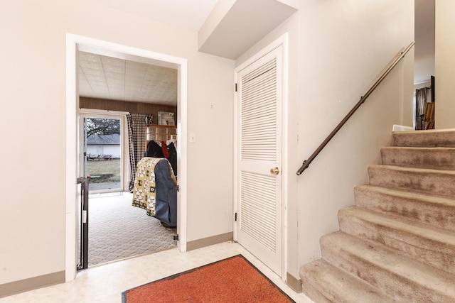 interior space with baseboards