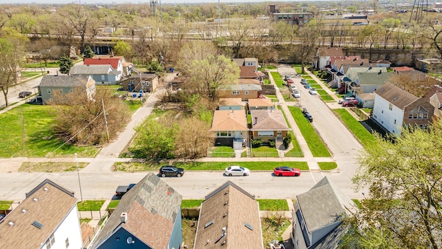 bird's eye view featuring a residential view