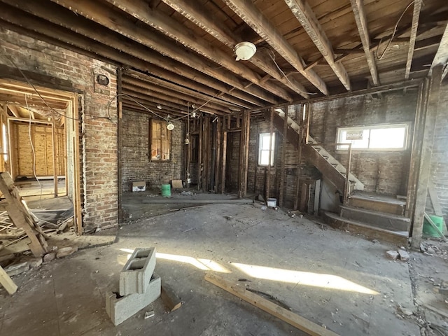 miscellaneous room featuring a wealth of natural light