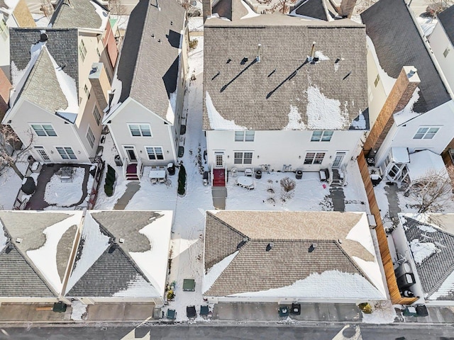 drone / aerial view featuring a residential view