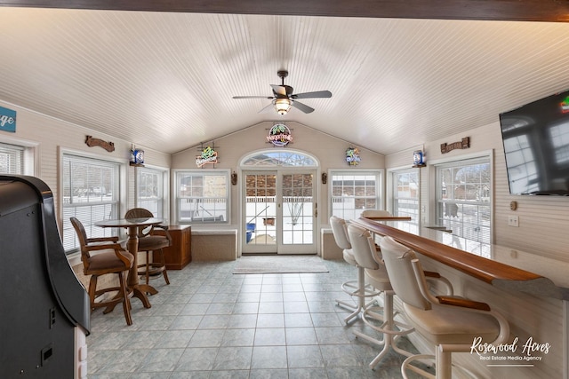 330 Fox Trl, Bourbonnais, IL 60914 - sunroom / solarium featuring vaulted ceiling