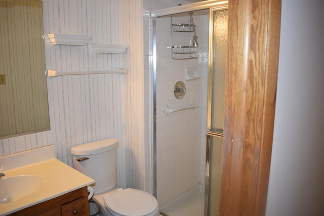 10600 Lynn Dr, Orland Park, IL 60467 - full bath with a stall shower, vanity, and toilet
