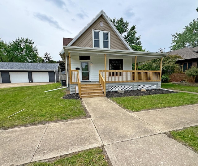 1503 Ottawa Ave, Ottawa, IL 61350 - view of front of home with covered porch and a garage