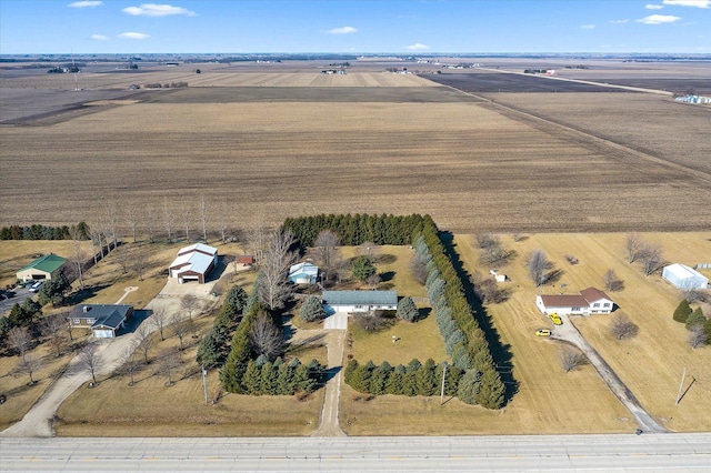 4461 N Il State Route 23, Leland, IL 60531 - drone / aerial view featuring a rural view