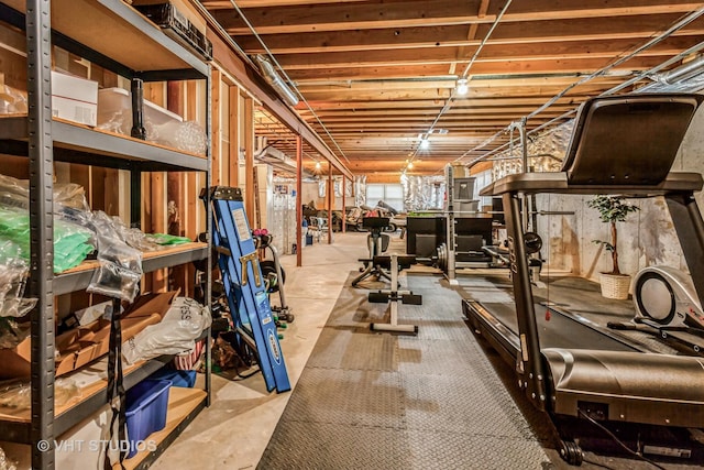 view of exercise room