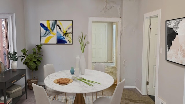 41 E 100th Pl, Chicago, IL 60628 - dining room with carpet floors and baseboards