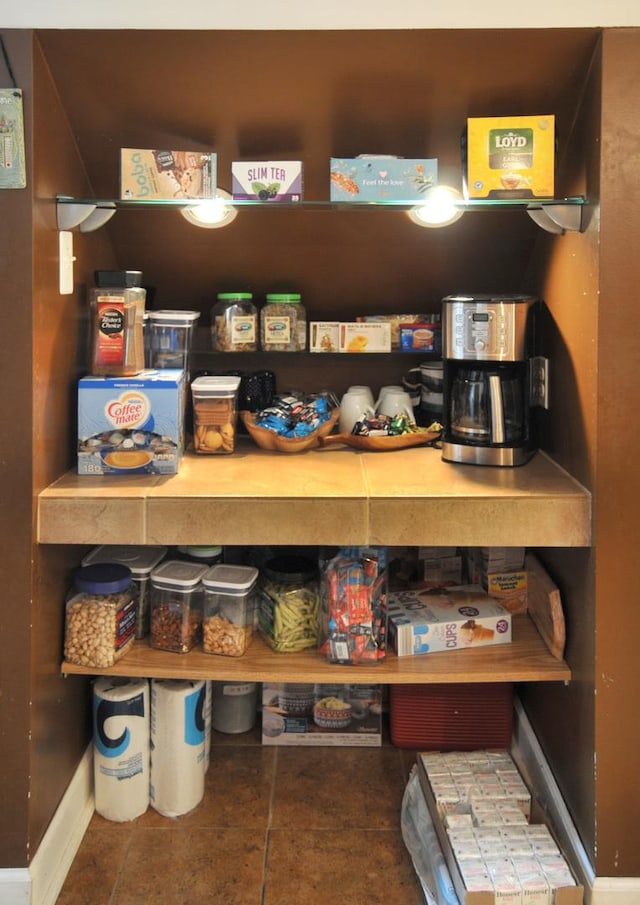 view of pantry