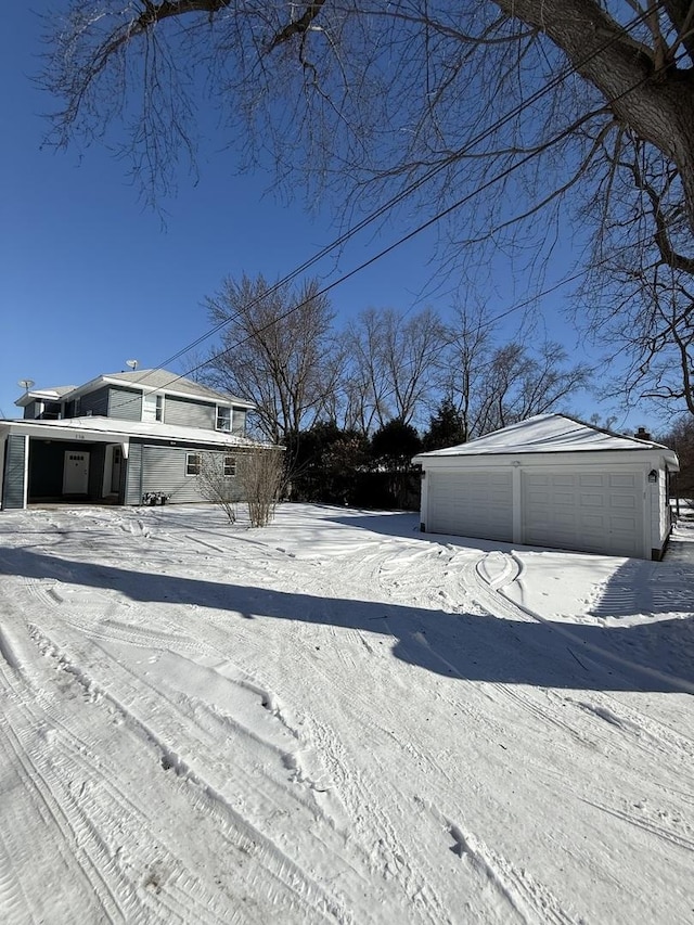 exterior space with driveway