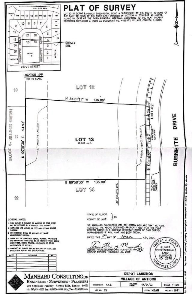 68 Burnette Dr, Antioch IL, 60002 land for sale