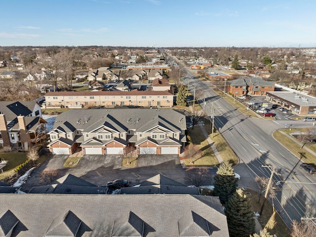 birds eye view of property featuring a residential view