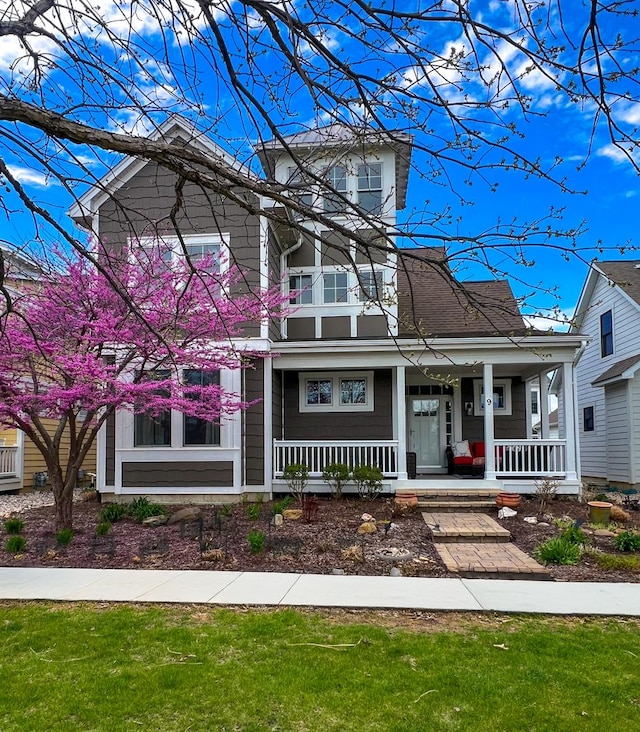 9 Cottage Grn, Ottawa, IL 61350 - view of front of home featuring covered porch