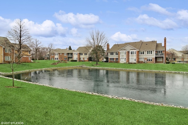 water view with a residential view