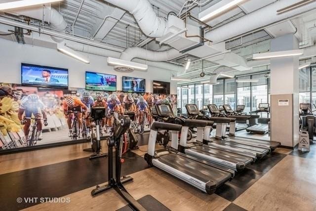 225 N Columbus Dr Unit 5610, Chicago, IL 60601 - view of workout area
