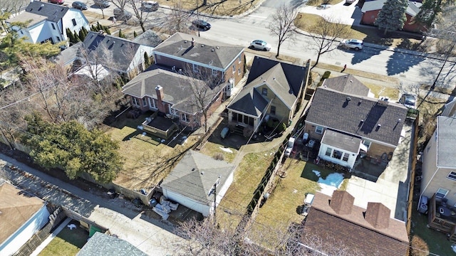 birds eye view of property featuring a residential view