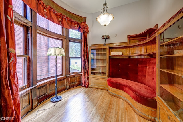 interior space with light wood-style floors