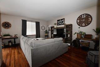 living room featuring wood finished floors