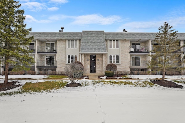 multi unit property with brick siding