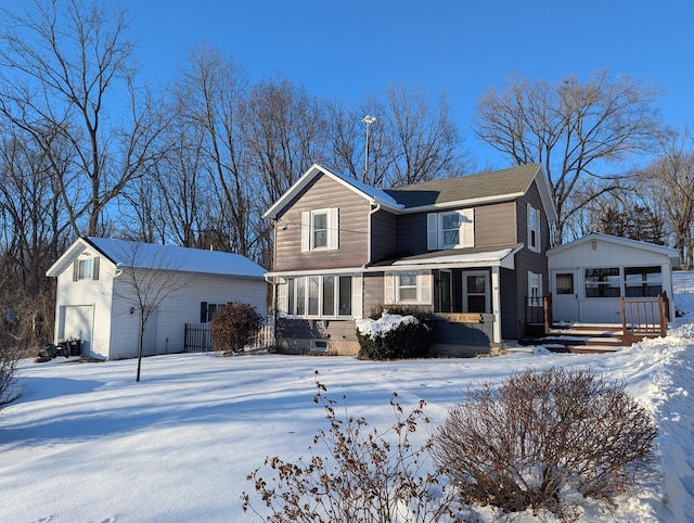 view of front of property