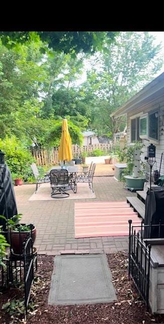 view of patio / terrace featuring a deck