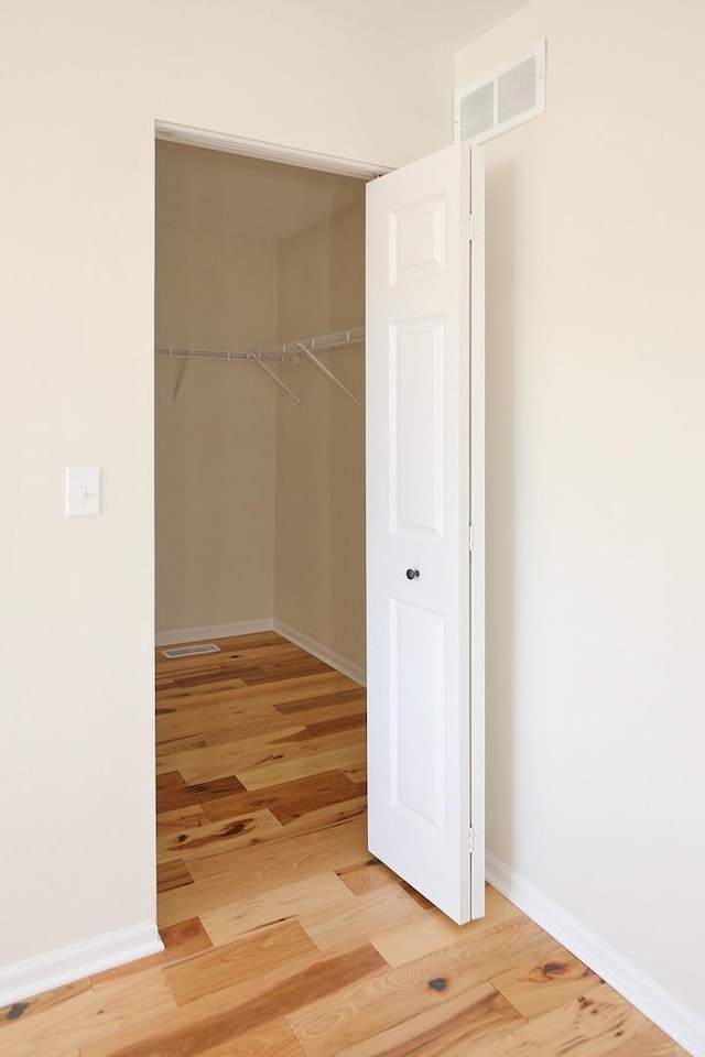 closet with visible vents