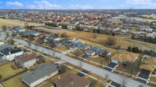 birds eye view of property featuring a residential view