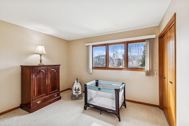 7821 Teton Rd, Orland Park, IL 60462 - bedroom with light colored carpet and a closet