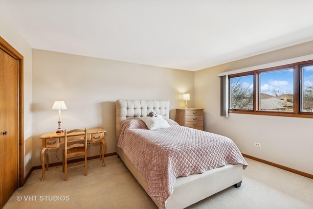 7821 Teton Rd, Orland Park, IL 60462 - bedroom featuring light carpet and a closet