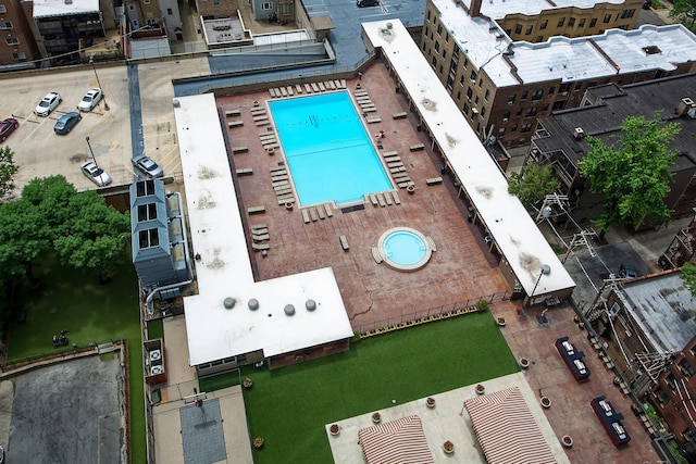 drone / aerial view