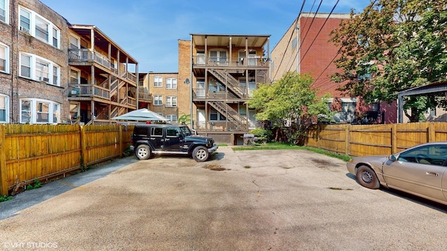 exterior space featuring fence