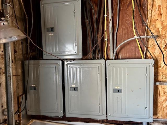 utilities with electric panel